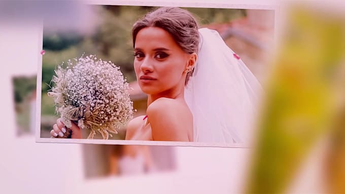 edit elegant memories, wedding slideshow videos