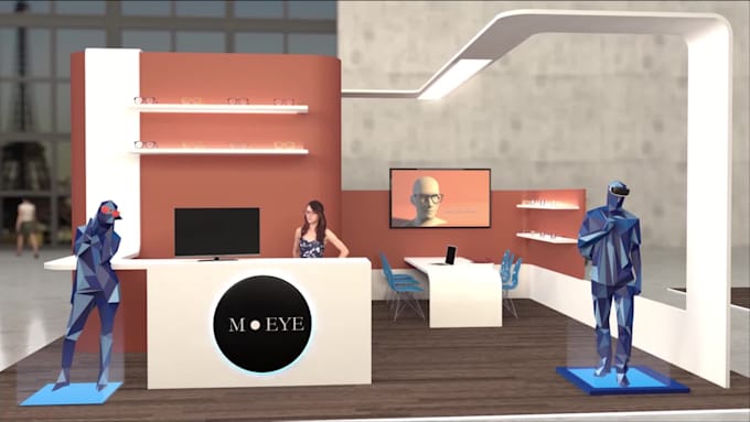 design your digital exhibition, booth, stand