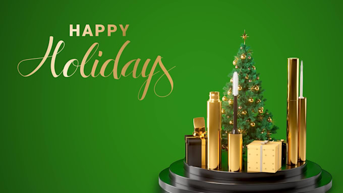 create christmas greating animation