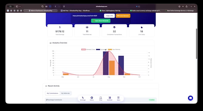 build professional currency exchanger website