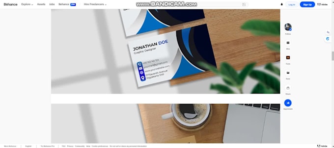 design luxury business card with logo