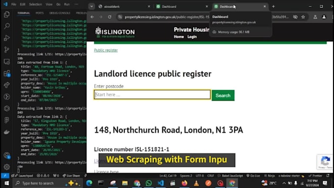 build web scraping and automation bot with nodejs, puppeteer