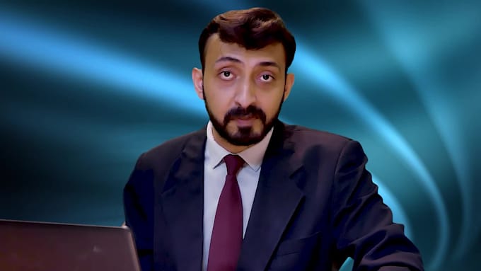 be your authentic english news anchor style presenter