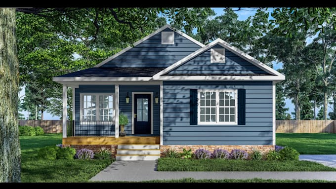 create realistic 3d rendering, architecture, interior and exterior design
