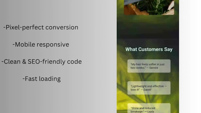 convert your canva design into fully responsive website