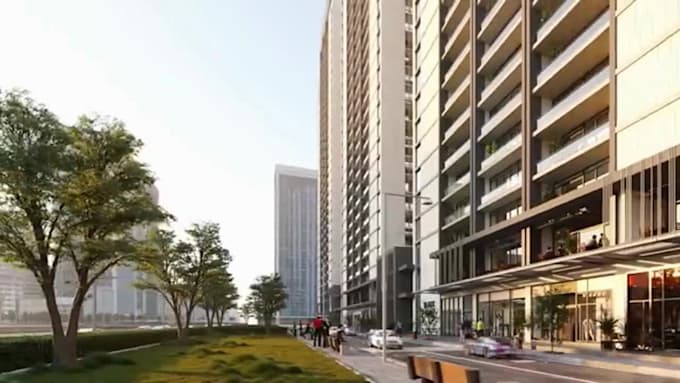 3d render architectural exterior design, commercial , house