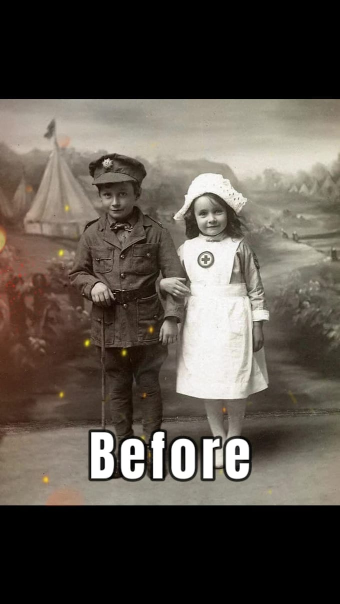 Edit, enhance and colorize your old pictures by Assia_designer | Fiverr