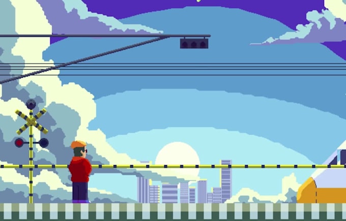 Do pixel art character, assets looping lofi animation 8bit 16bit ...