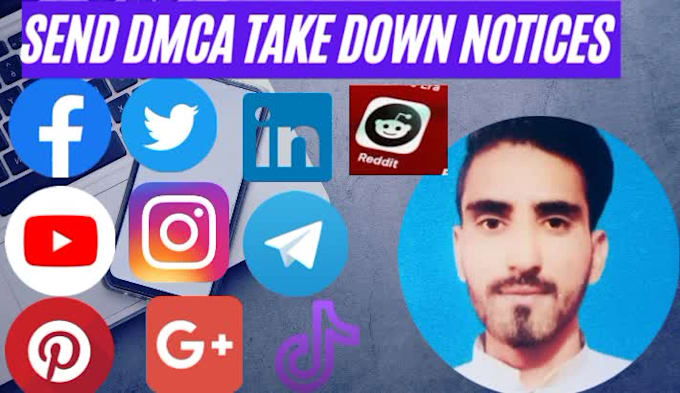 send dmca takedown notices to remove pirated,illegall,leaked,defaming content
