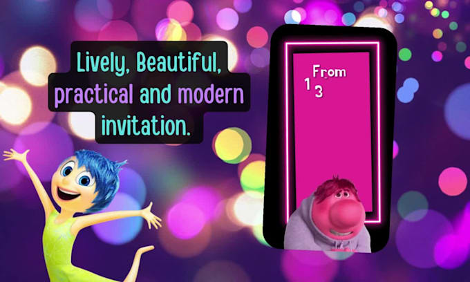 animated digital invitation mp4 inside out 2