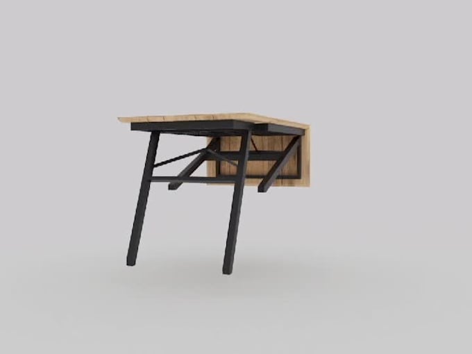 create furniture design and technical drawing