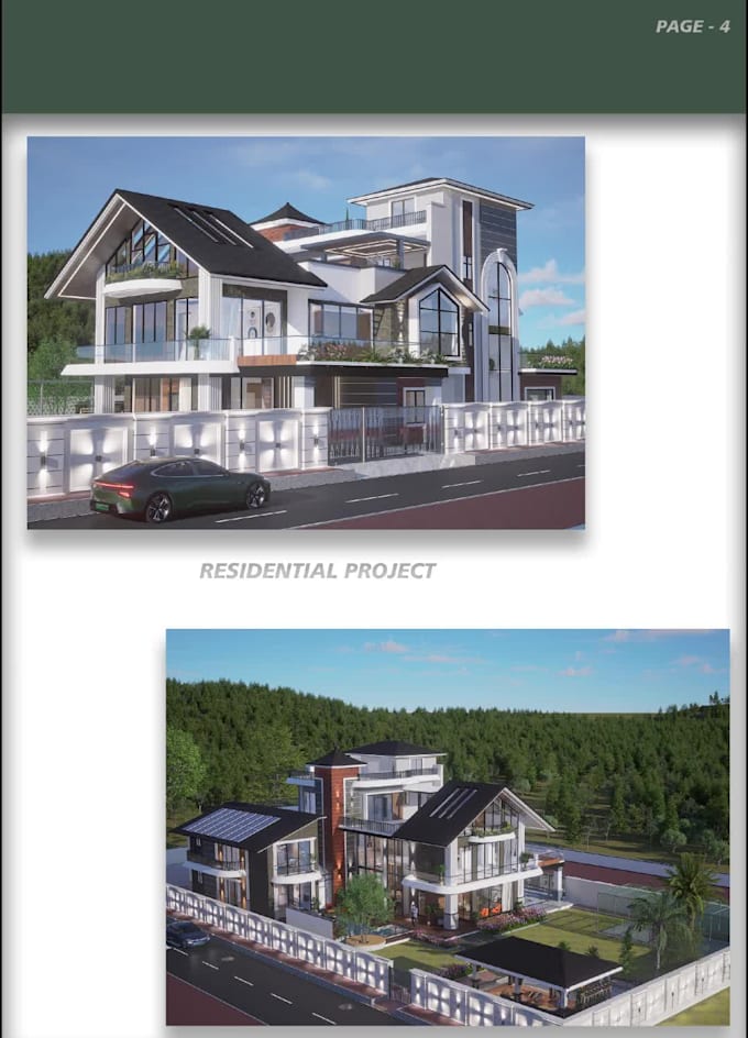 realistic 3d architectural renders and planning