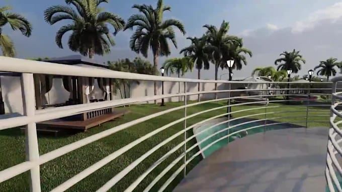 create an architectural animation walkthrough video and 3d rendering