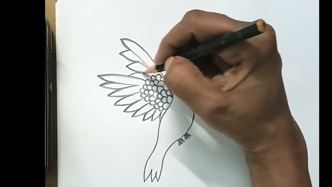 draw a pencil sketch of your portrait, pet, and other