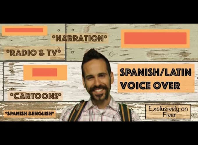 record a professional male spanish or english voiceover