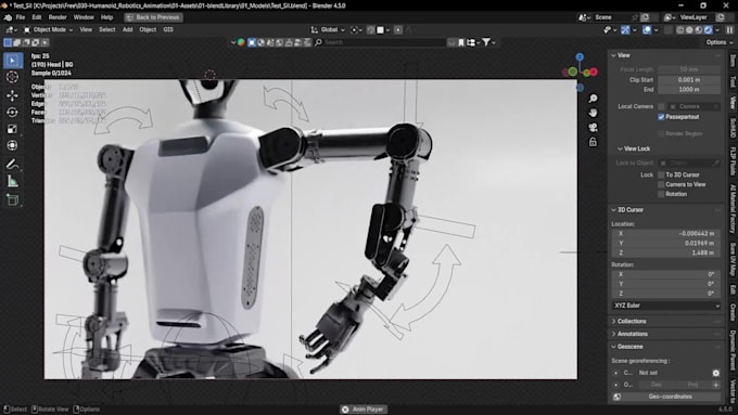 do advanced 3d mechanical rigging in blender