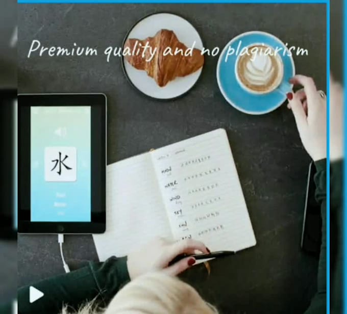 write articles, blog posts, and research projects, no ai