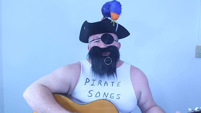 record a pirate happy birthday shoutout or song