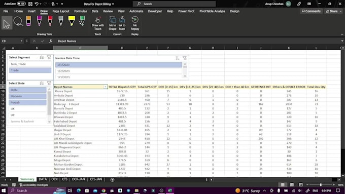 summarise all data into one