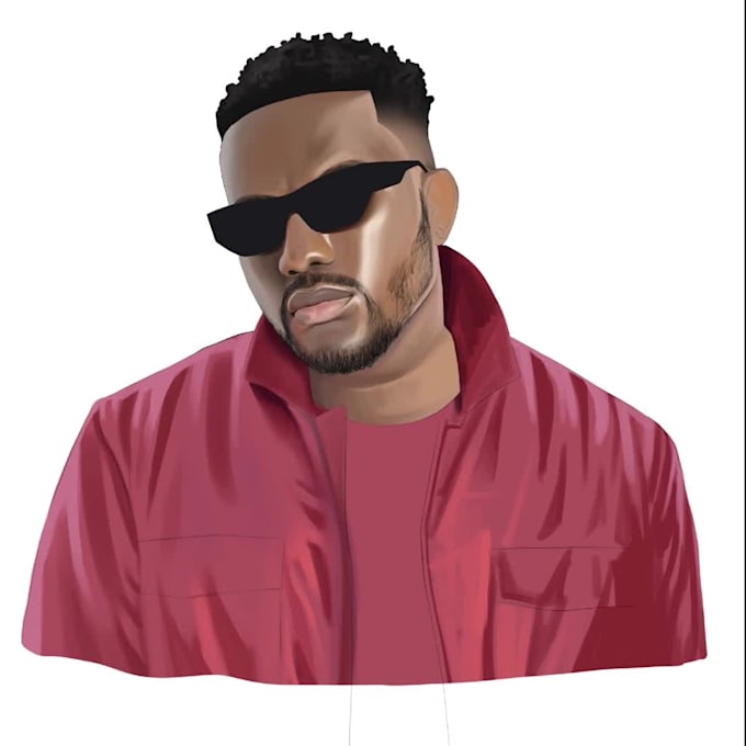 create dope portrait cartoon of yourself