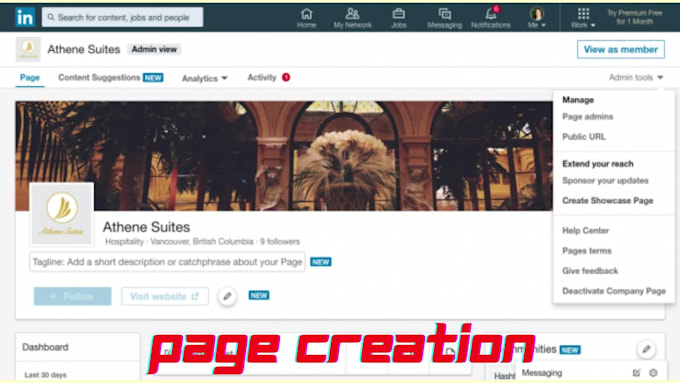 optimize and create an awesome linkedin profile for you