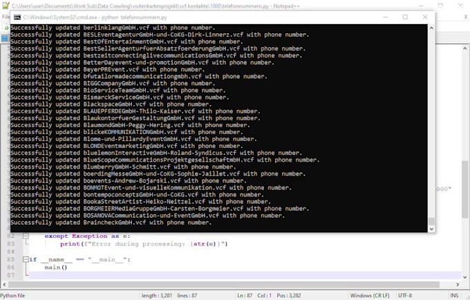 use my webscraper to collect data for you