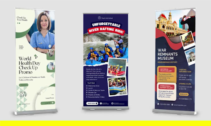 make roll up banner design custom retractable banner