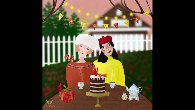 create amazing children book illustration