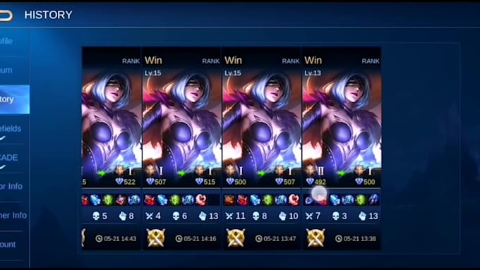 pilot your mobile legends account