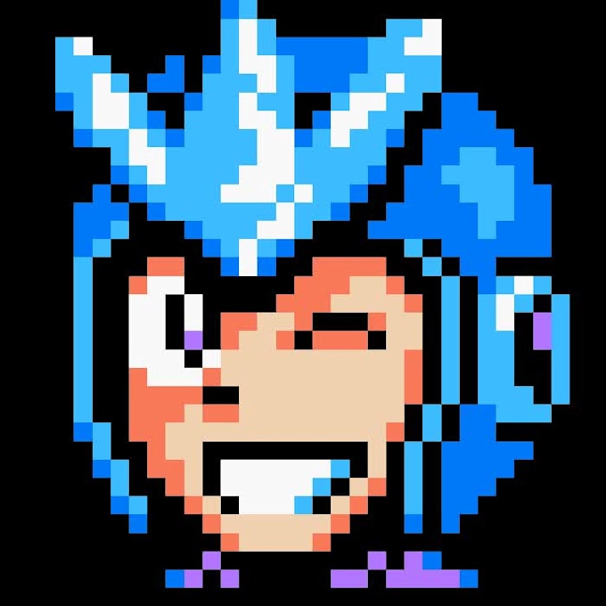 create custom mega man style pixel art portraits