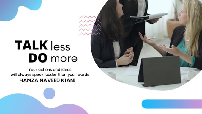 create a impressive presentation