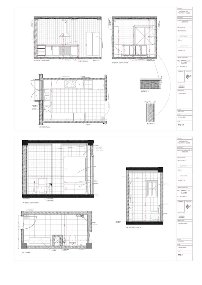 create professional 2d architectural drawings