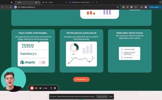 do webflow website development with custom figma design