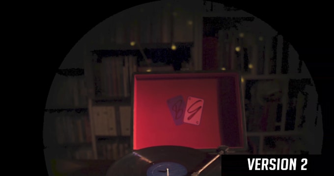 put your logo on a romantic vinyl record
