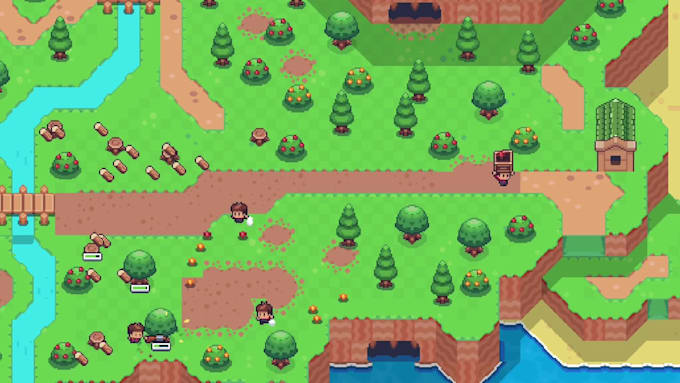 develop a 2d idle or farming game for web or PC
