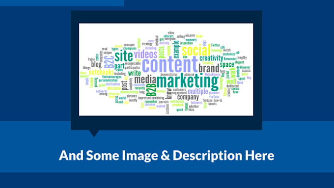 make Video Marketing Text Animation Presentation