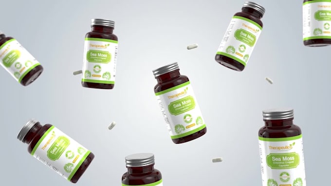 create realistic 3d product animation for healthcare products