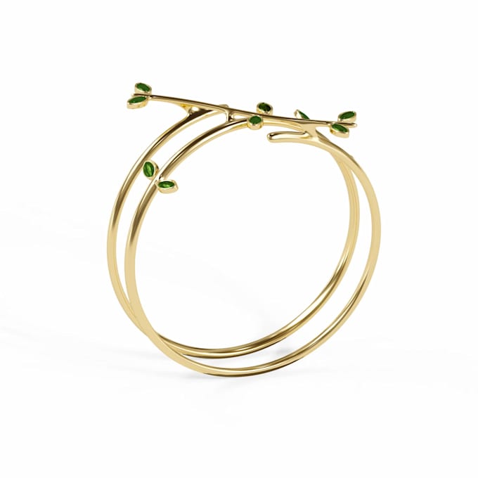 do jewelry, bracelet, ring, earring ,necklace 3d and rendering