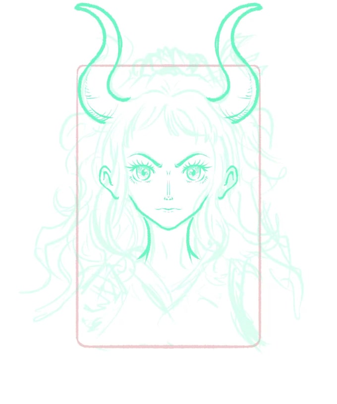 create anime or manga illustration and fan art in my style