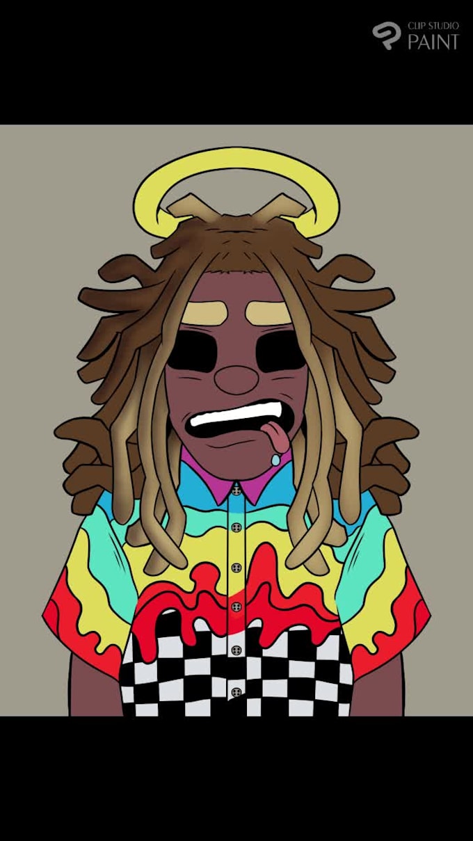 illustration in my cartoon style