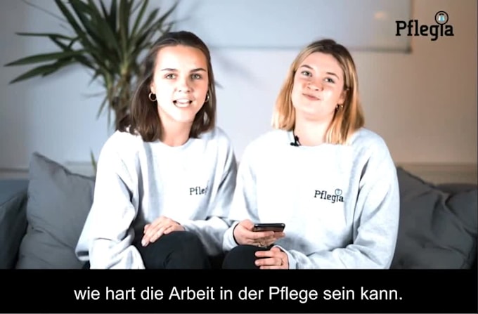 create german or english subtitles for your video