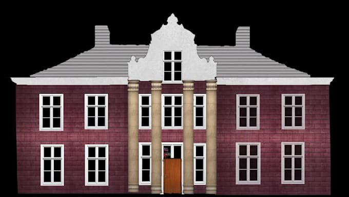 create halloween house projection mapping content