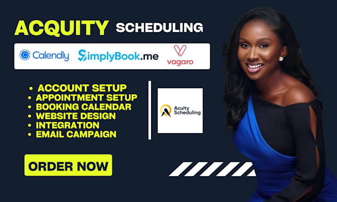 do calendly, acuity scheduling, vagaro online booking app vagaro website design