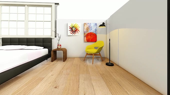 draw 3d floor plan, 2d floor plan and render