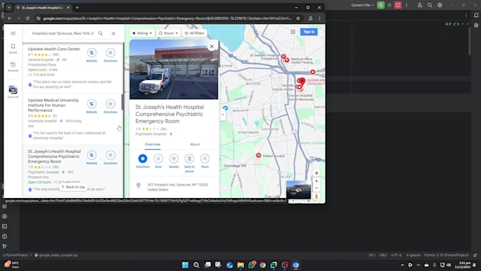 do google maps scraping, web scraping, and data mining