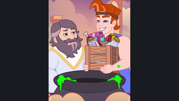 make a 2d animated video