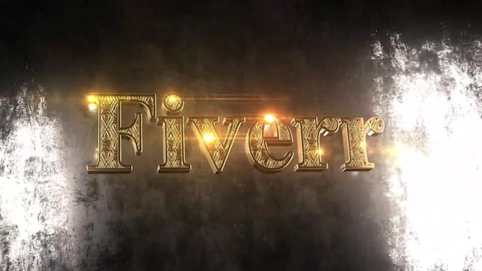 create this 3d logo animation intro video