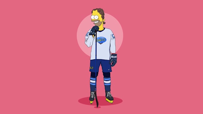 make awesome simpsons style portrait of you