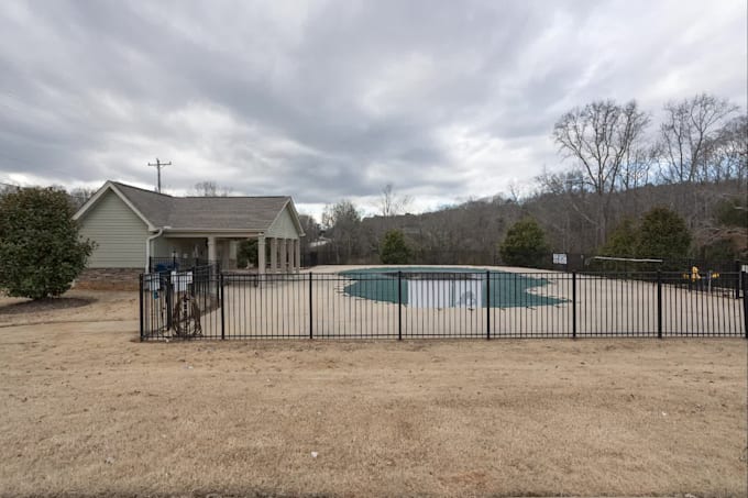 edit real estate images sky replacement, green grass