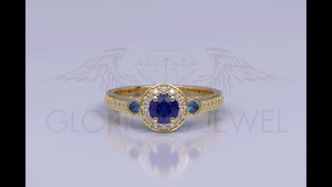 do 3d jewelry design engagement and wedding rings